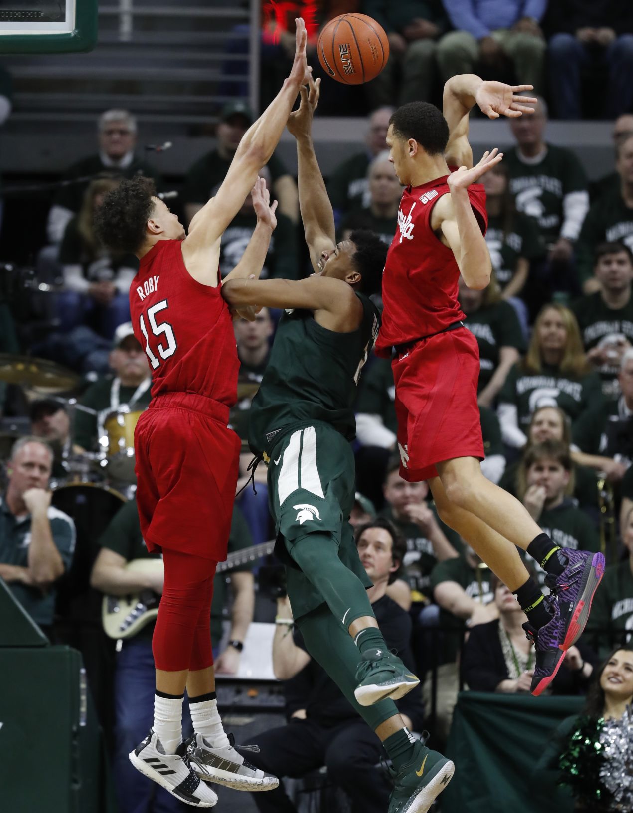 Nebraska Michigan St Basketball